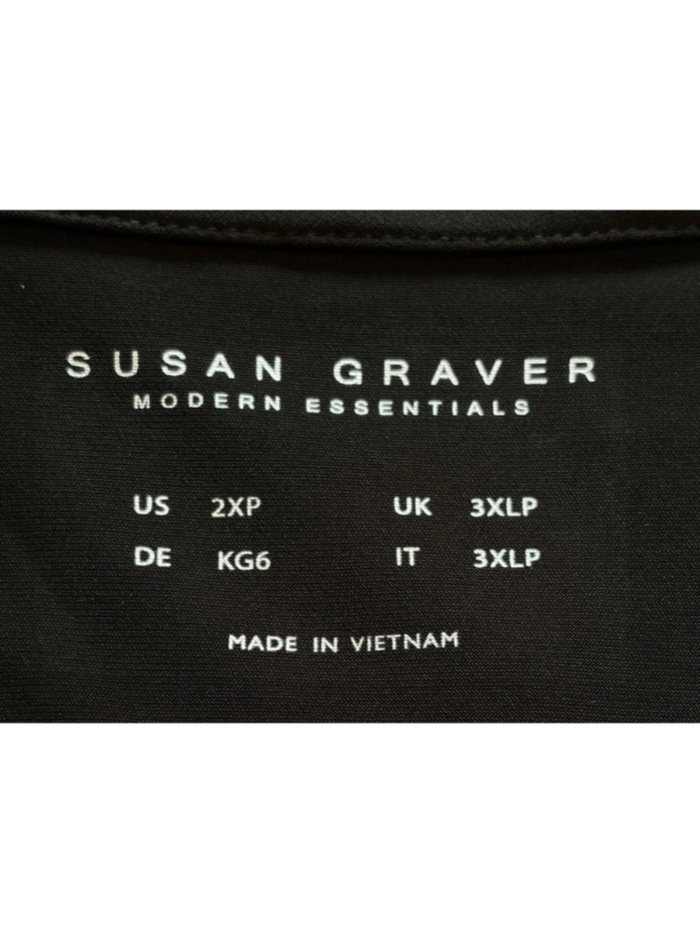 Susan Graver Modern Essentials Liquid Knit Top Size 2XP - Picture 5 of 11